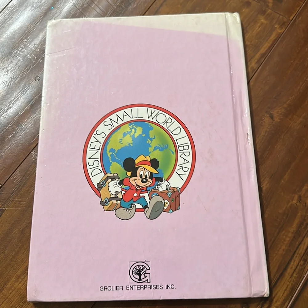 Vintage Disney Castle Ghost Great Britain Small World Library Mickey Donald HC
